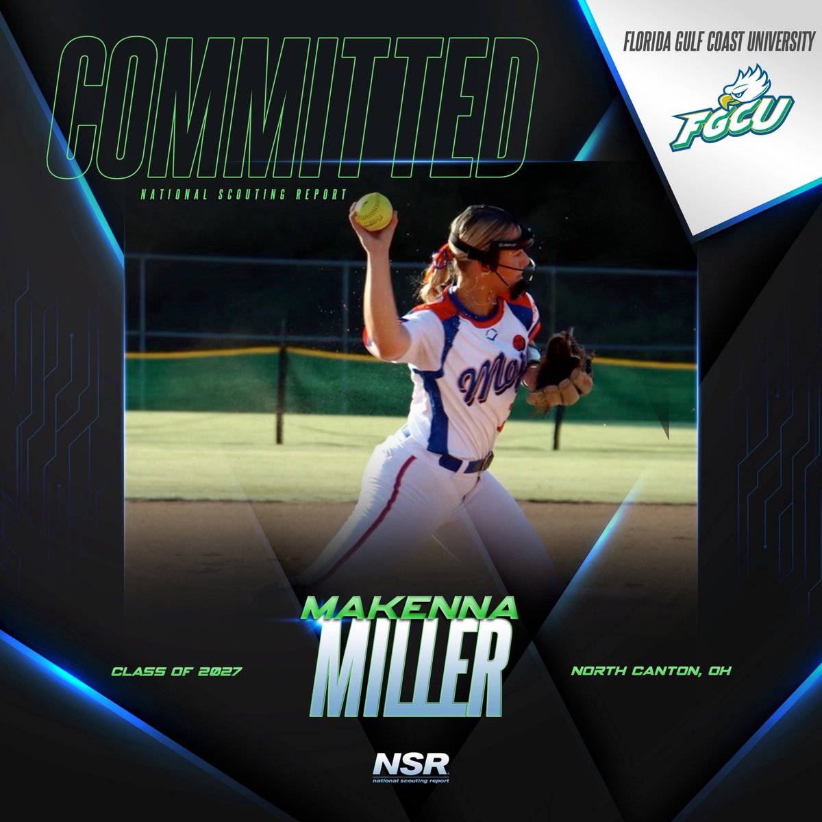 nsrnow's tweet image. 🚨#CommitmentAlert🚨
Congrats to #NSRsoftball 2027 grad Makenna Miller for committing to Florida Gulf Coast University!💪🥎

👤 Coach LeAnn Bird     
#NSRcommit
#NSRMakennaMiller

#NSRcommit #collegerecruiting #success #teamwork #nsrathlete #sports #goals 
#motivation…