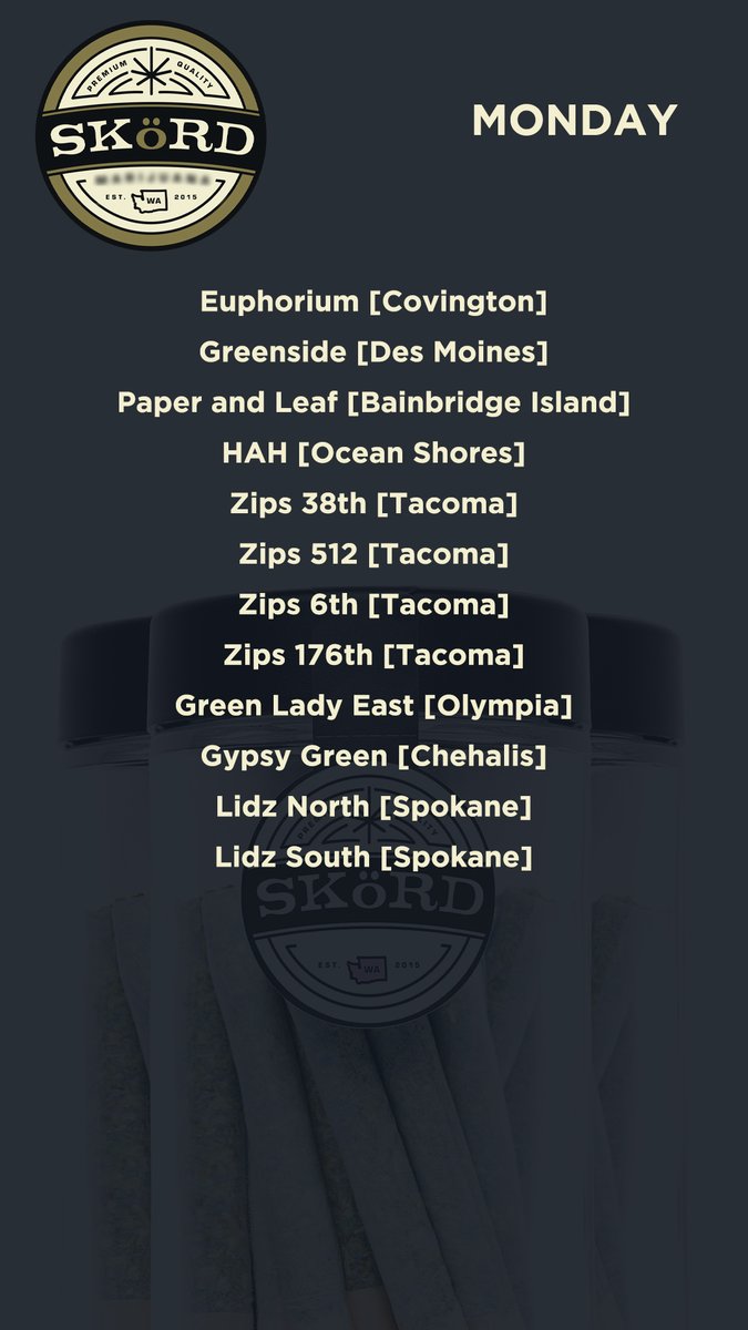 Monday Drops! Lot's going out this week. Flower and Joints for Cake Donut, Dark Rainbow, and Animal Cocktail 🔥

iskord.com/drops for all the details

#HaveYouSKoRDLately