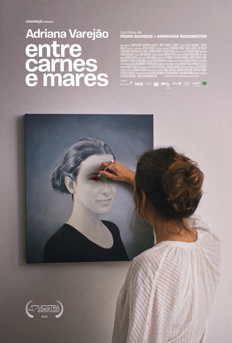 Aproveitando que a Adriana Varejão caiu no Enem, recomendo o documentário dela, "Entre Carnes e Mares", disponível no <a href="/CanalCurta/">Curta!</a>!

O cartaz foi feito por mim e <a href="/GHackaq/">Gustavo Hackaq</a> para a Conspiração Filmes.