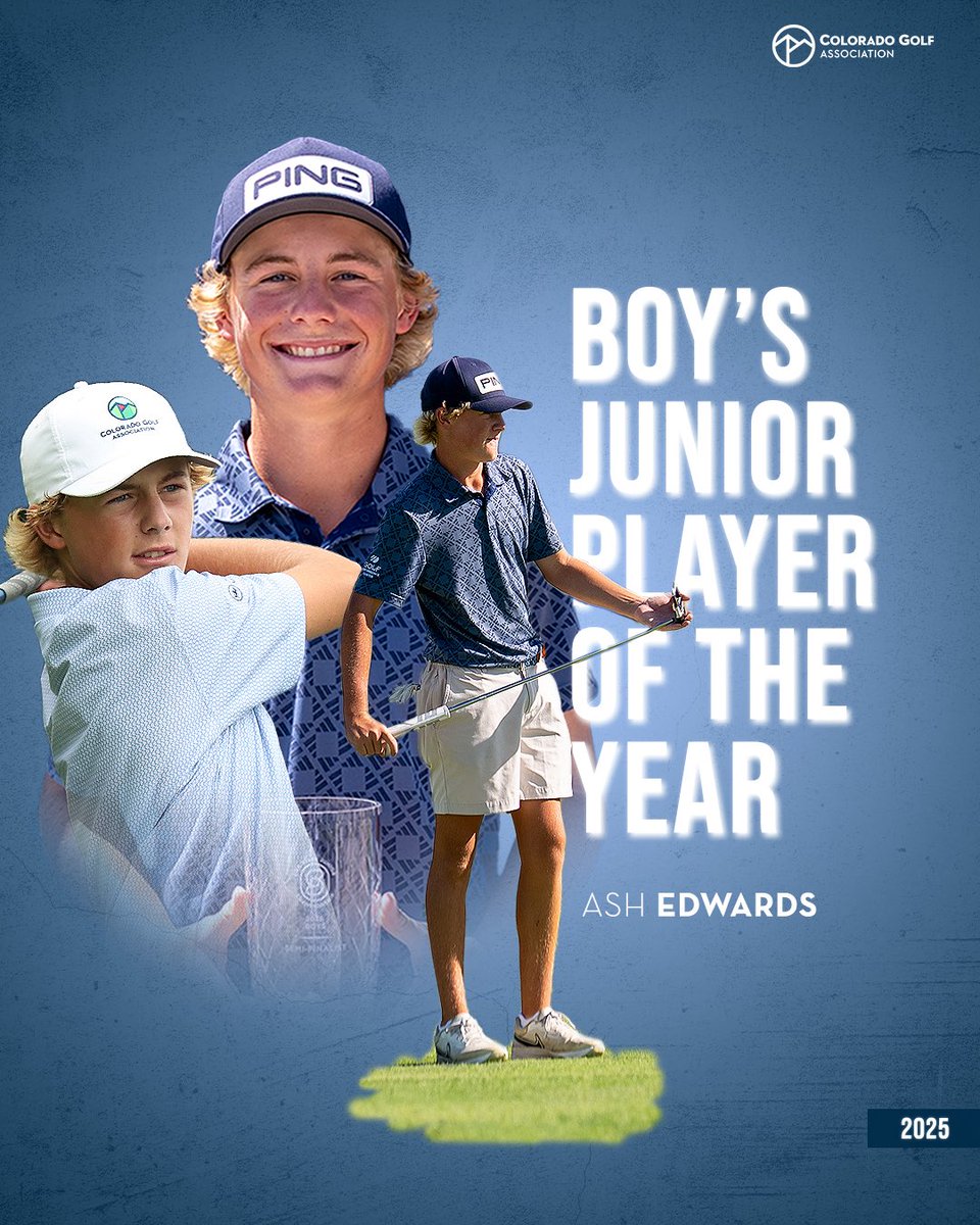 𝟐𝟎𝟐𝟓 𝐂𝐆𝐀 𝐁𝐨𝐲’𝐬 𝐉𝐮𝐧𝐢𝐨𝐫 𝐏𝐥𝐚𝐲𝐞𝐫 𝐨𝐟 𝐭𝐡𝐞 𝐘𝐞𝐚𝐫: 𝐀𝐬𝐡 𝐄𝐝𝐰𝐚𝐫𝐝𝐬

#CGA #ColoradoGolf #Boy #Junior #POY