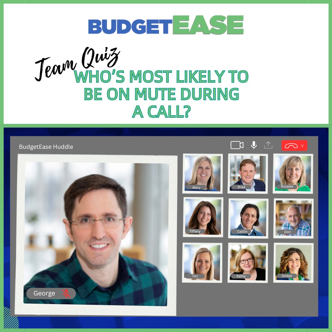 BudgetEaseBiz's tweet image. Team Quiz Time! 𝐐: 𝐖𝐡𝐨’𝐬 𝐦𝐨𝐬𝐭 𝐥𝐢𝐤𝐞𝐥𝐲 𝐭𝐨 𝐬𝐩𝐞𝐧𝐝 𝐟𝐢𝐯𝐞 𝐦𝐢𝐧𝐮𝐭𝐞𝐬 𝐭𝐚𝐥𝐤𝐢𝐧𝐠… 𝐰𝐡𝐢𝐥𝐞 𝐨𝐧 𝐦𝐮𝐭𝐞? 𝑨: 𝑮𝒆𝒐𝒓𝒈𝒆, he’s the voice of experience — when we can hear him. 😅

#MeetTheTeam #BookkeepingHumor #VirtualBookkeeper #SmallBusinessLife