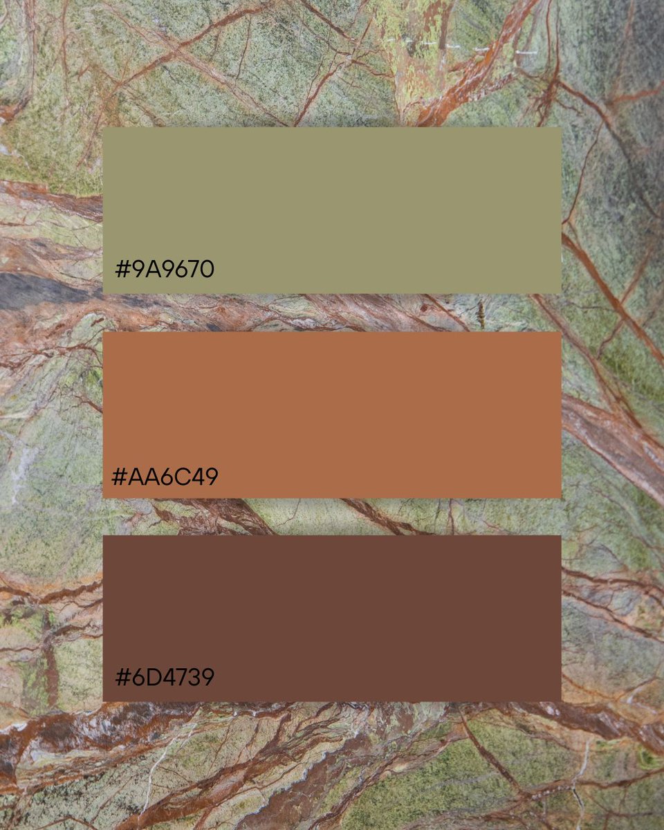 architecjustice's tweet image. This Moodboard Monday, we’re celebrating the rich, warm hues of the season with our favorite stone selections.✨

📍Visit our stoneyard to explore our gorgeous options in person and find the perfect stone for your space.

#ArchitecturalJustice #LuxuryInteriors #Countertops