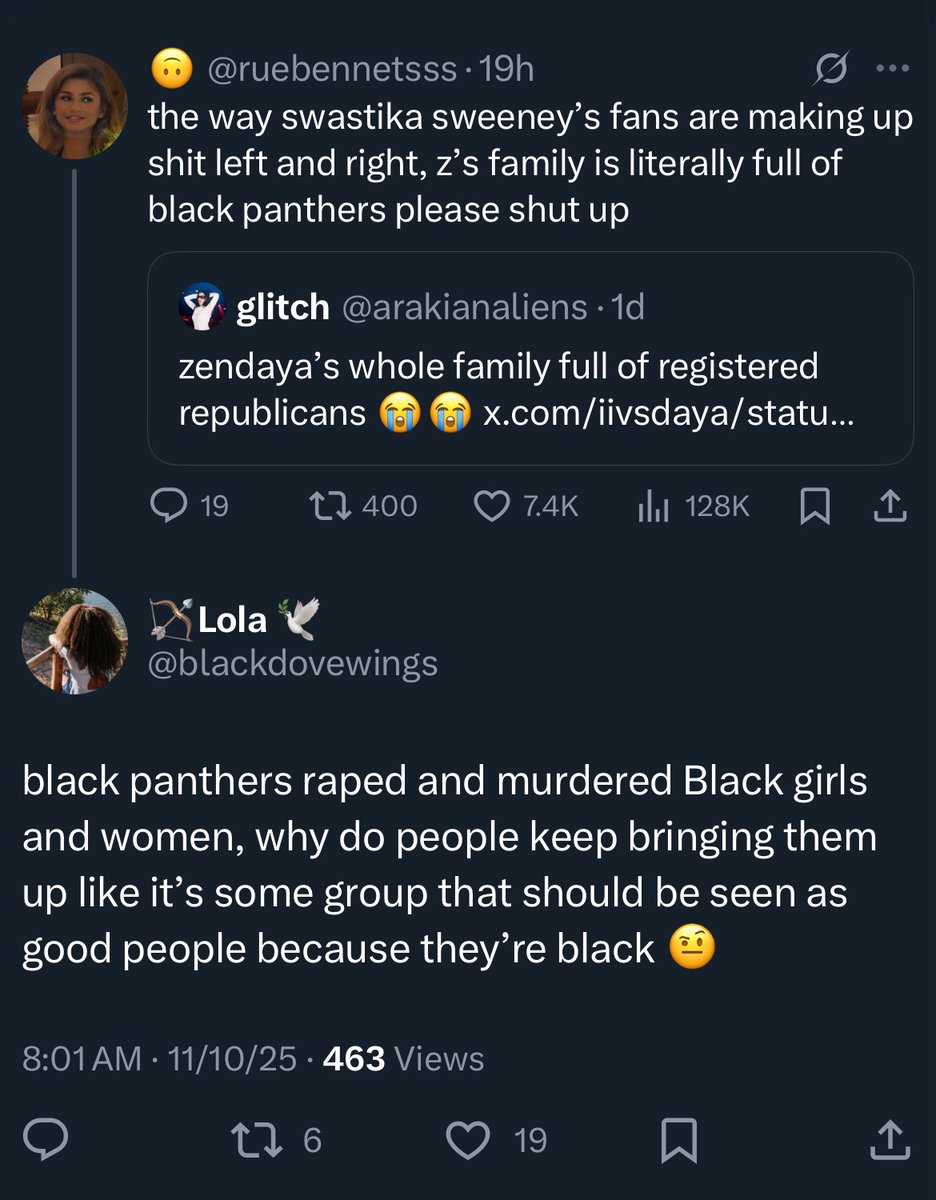 Why’d you block my moot? <a href="/blackdovewings/">🏹Lola 🕊️</a>