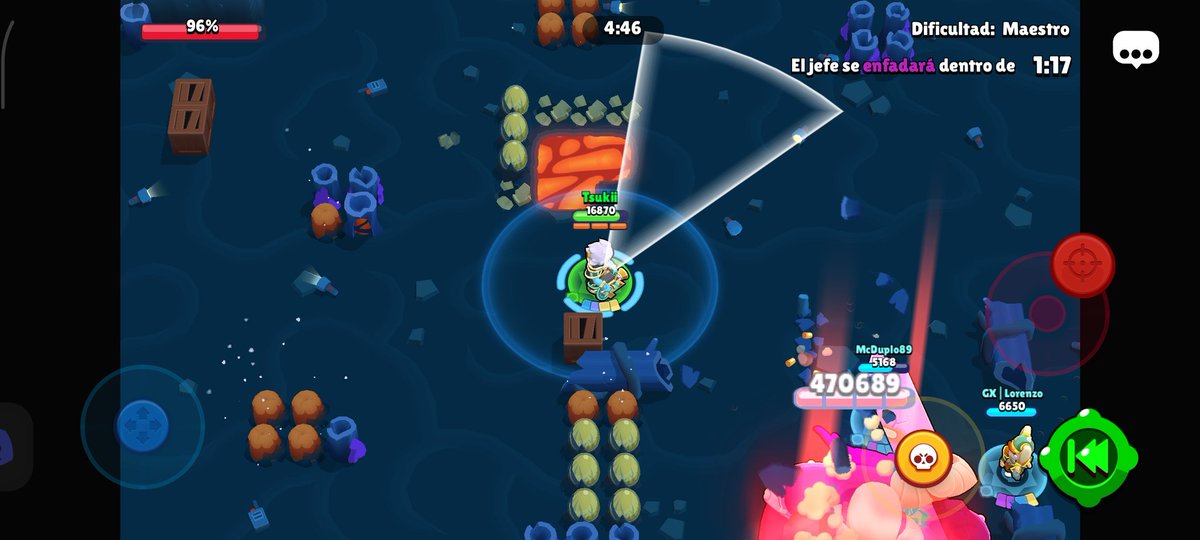 vnx_tsukii's tweet image. El rango de Buster es jodidamente absurdo WTF 😭 / Buster&apos;s range is freaking absurd WTF 😭
#BrawlStars #brawl #eSports