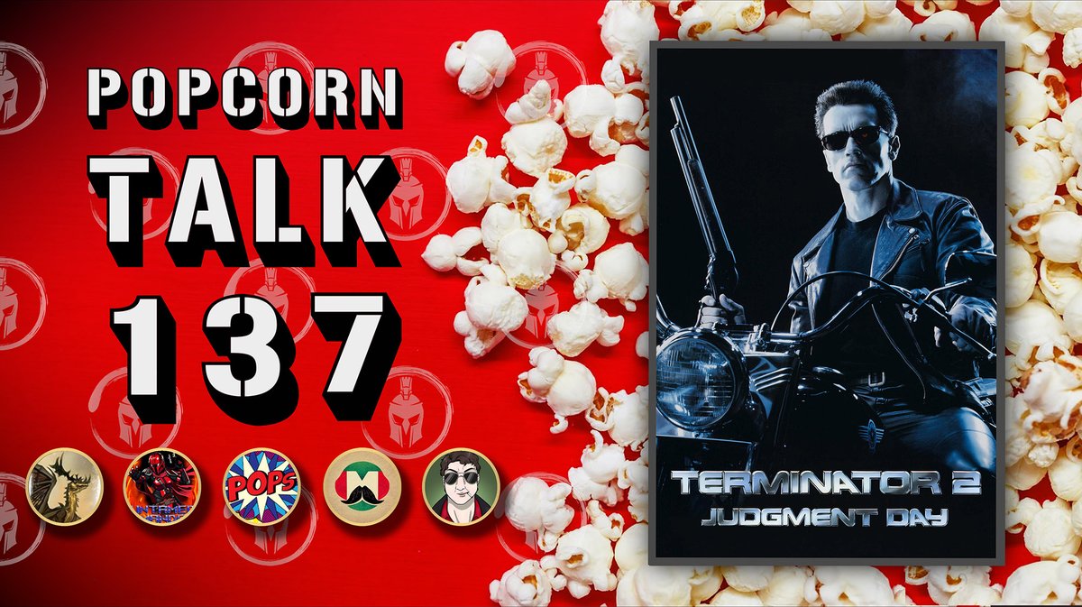 JacobIronside's tweet image. 🔴Live! Tonight at 7pm CST Popcorn Talk #137 - Join @SW_of_Dragons @untamed_mando @BjonesPOPS @TechMex505 @farvithian and Me as we discuss Terminator 2: Judgment Day (1991) - YouTube and Rumble! Links Below⬇️