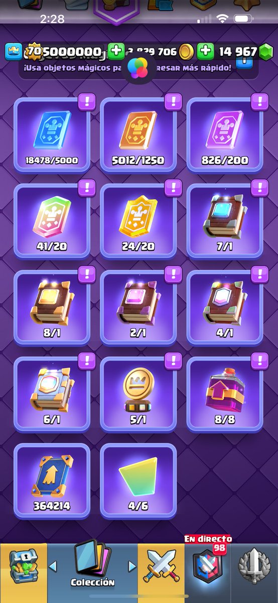 Imaginen las gemas que esto me dará 🥵