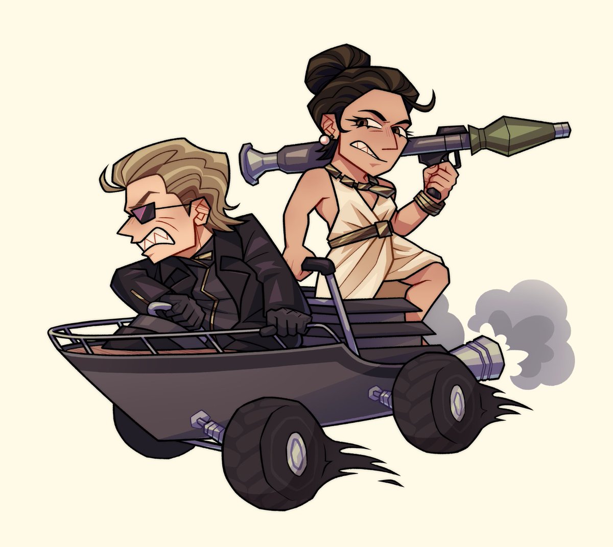 schlafzone's tweet image. resident evil kart: double dash 🧨💨