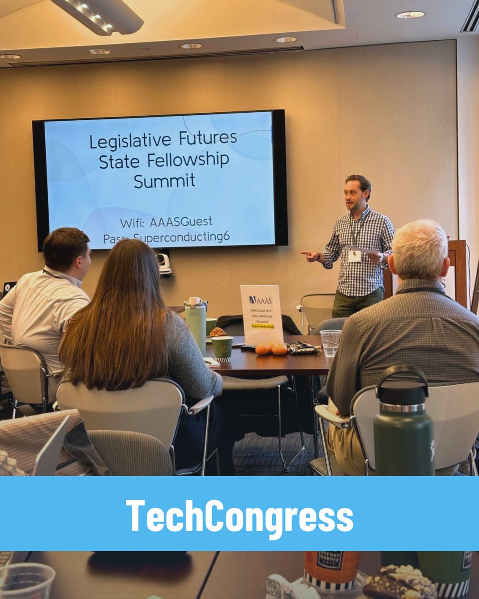CDE Executive Director Bruce Clark joined the TechCongress and Legislative Futures State Fellowship Summit in D.C.—a powerful conversation about building state-level science and technology policy fellowship ecosystems.