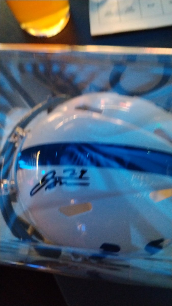 JD_fan11's tweet photo. Throwback to an unforgettable Friday evening at Potzdamer Platz in Berlin, getting ready for the #Colts v #Falcons game. I won a @JayT23 signed helmet, got my hat signed by Colts legends and got the reunion with @LarraOverton! Thank you @JJStankevitz and Larra for a great night!! https://t.co/0u8fHLUX6I
