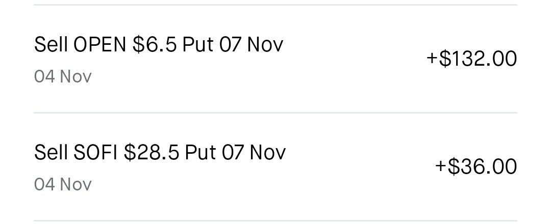 Sold $OPEN 4x $6.50 CSP 07/11
Sold $SOFI 1x $28.50 CSP 07/11

✅OPEN premium $132.00
✅SOFI premium $36.00

📅SINCE 21/04/2025
💰Total Profit $2,747