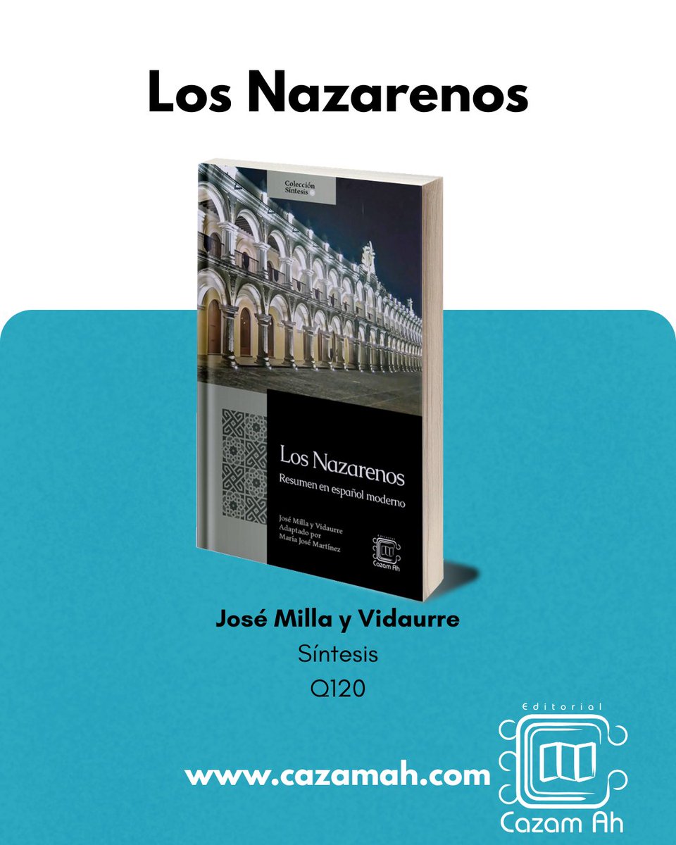 cazamah's tweet image. 📘 Colección Síntesis
Resúmenes adaptados de clásicos literarios.
✔️ Evaluación en línea
✔️ Guía descargable para docentes
✔️ Competencias lectoras clave
📲 (502) 4409 2290
🛒 cazamah.com/tienda
#CazamAh #ColecciónSíntesis #ClásicosResumidos #ComprensiónLectora