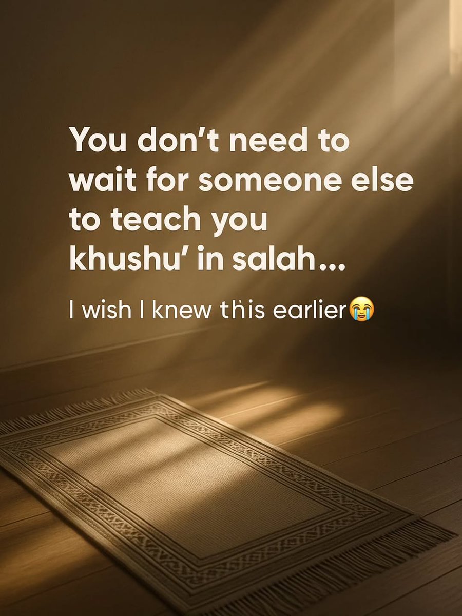 HERE'S HOW YOU CAN GAIN CONCENTRATION IN SALAH....

-Thread-