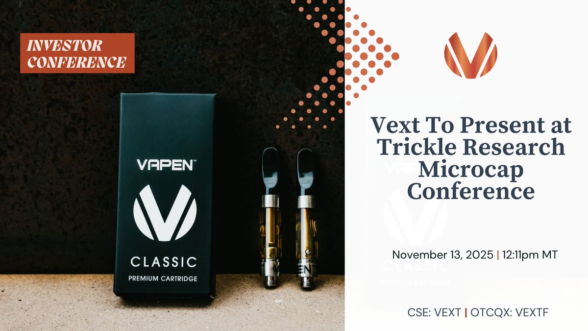 Vext Science IR tweet media