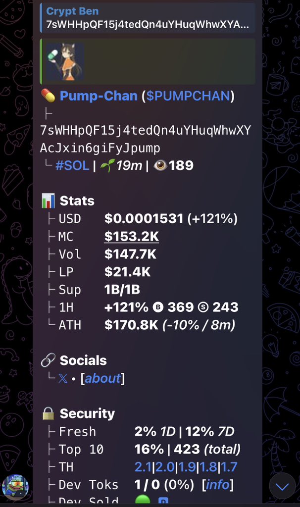 Crypt_bencall's tweet photo. $PUMPCHAN
CA

7sWHHpQF15j4tedQn4uYHuqWhwXYAcJxin6giFyJpump https://t.co/fAcdFBBZ9j