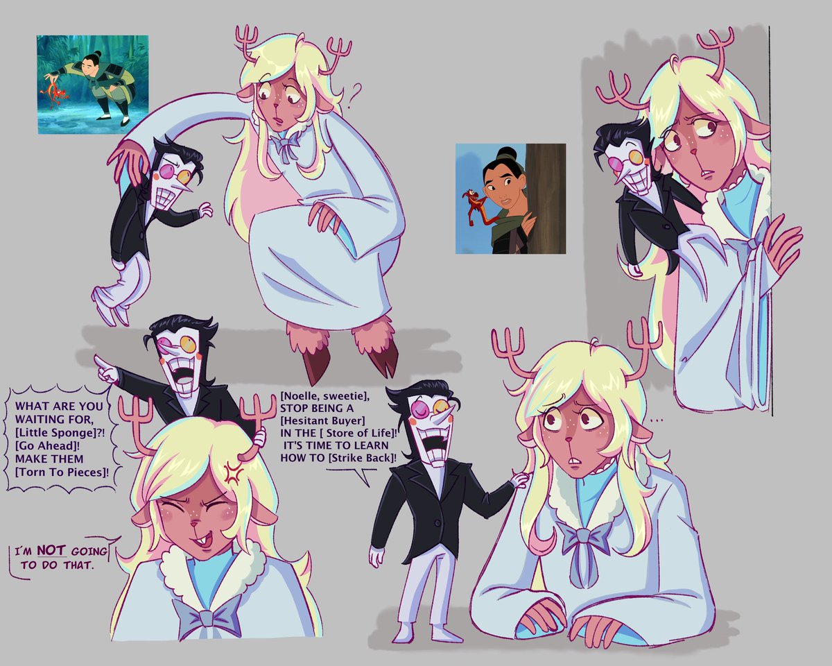 Besties #DELTARUNE #spamton #noelle #fanart