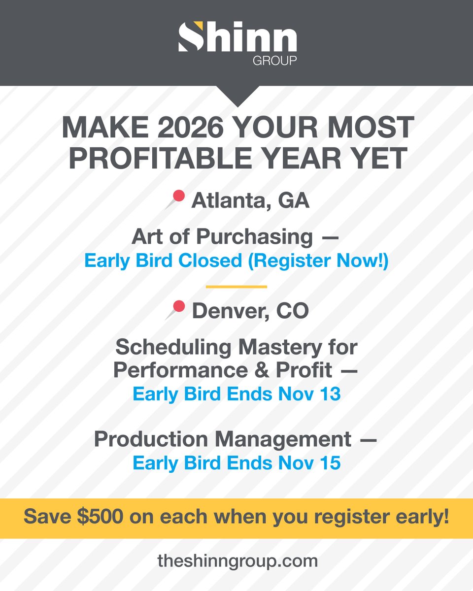 Make 2026 your most profitable year yet. 💰

This January, Shinn Group’s builder training series gives your team the systems, insights, and leadership tools to perform at their best all year long. Start strong. Lead smarter. Build better.
🔗 hubs.li/Q03Srfjx0

#ShinnGroup