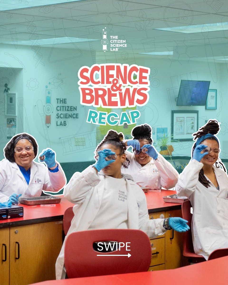 citizenscilab's tweet photo. Science &amp; Brews was a ribbiting time!🐸 Our next Science &amp; Brews is on Friday, November 21st and we'll be doing Thanksgiving Food Science. Check the link in our bio to learn more, you don't want to miss it!
#Science #ScienceEducation #STEM #Pittsburgh #BlackLed #ScienceAndBrews https://t.co/VRjHvUTgF5
