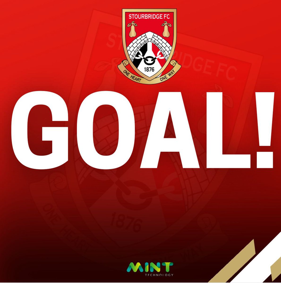 StourPathway's tweet photo. 39’ | #STOUR 1-0 #RUG
RHYS HALLIDAY OPENS THE SCORING!!! 🔴⚪️
A great ball in from Fahran Sumnall allowed Halliday to get close and smash the ball into the back of the net from close range! Well played, lads! 🔥
#StourbridgeFC | #Glassboys | #JRMC https://t.co/jYcM1z3XQs