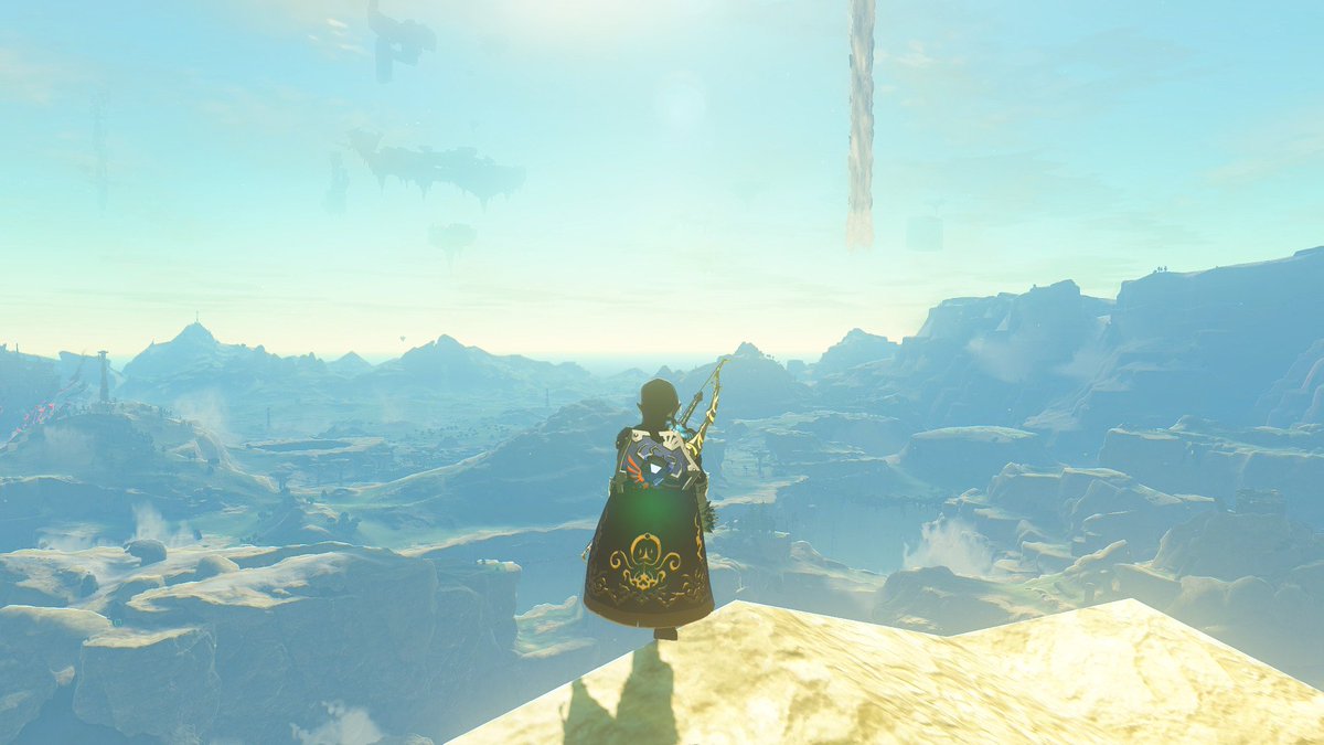 I agree, the view makes me dumbstruck. They can never make me hate TOTK. Absolute cinema of a game.