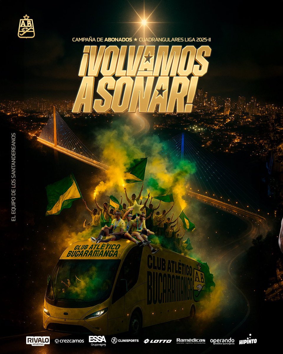 ABucaramanga's tweet photo. ¡𝐀𝐍𝐓𝐄𝐒 𝐃𝐄𝐋 𝐋𝐈𝐃𝐄𝐑𝐀𝐓𝐎, 𝐇𝐔𝐁𝐎 𝐂𝐑𝐄𝐘𝐄𝐍𝐓𝐄𝐒!💥

👉 Habilitada la etapa “𝐂𝐑𝐄𝐘𝐄𝐍𝐓𝐄𝐒 para los abonos de cuadrangulares 2025-2🔥
☑️ Etapa 1: Disponible el 10, 11 y 12 de noviembre
⚠️ Si eres abonado antiguo (Liga 2025-2), puedes recargar tu abono en Quickticket.

🎟️Compra tu abono en: https://t.co/QXlIZZ79og
Términos y condiciones en nuestra página web: https://t.co/w0GOEBsDq2
