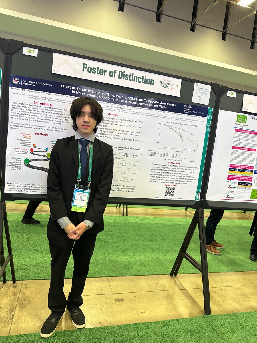 Chi_hua_Chung's tweet photo. Excited to be a first-time trainee student participating &amp; presenting at AASLD #TLM25 @AASLDtweets https://t.co/XHxf6vJhWz