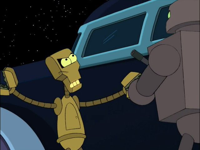 QuotesFuturama's tweet image. They&apos;re coming straight toward our proximity. Maybe you should give &apos;em the clamps, Clamps.

Gee, you think? You think that maybe I should use these clamps that I use every day at every opportunity? 

You&apos;re a freaking genius, you idiot!

#Futurama