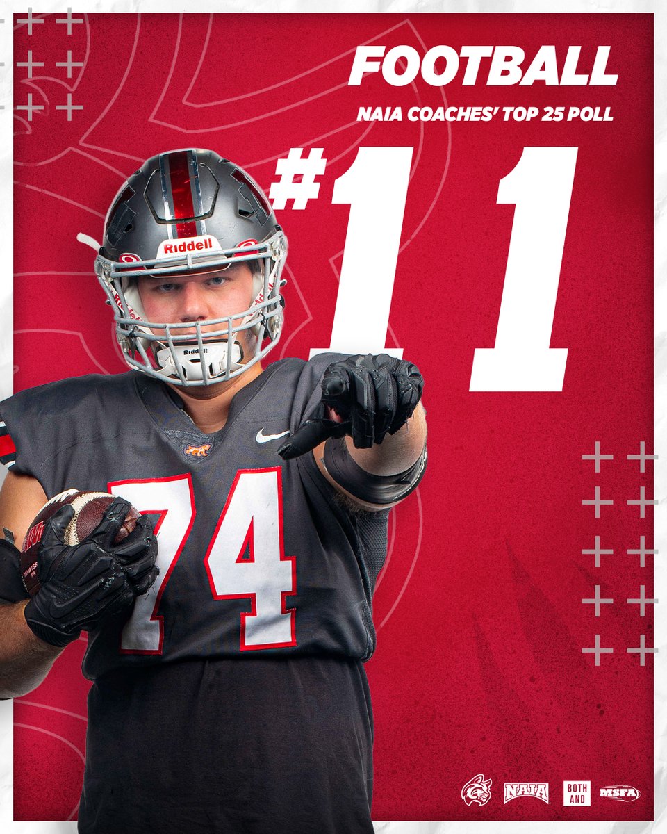 📈 NAIA TOP 25 📈

@indwesleyan_fb jumps to tied for No. 11 in the latest NAIA Coaches’ Top 25 Poll! 😼

📰 IWUWildcats.com

#BothAnd #TheRightWayToPlay