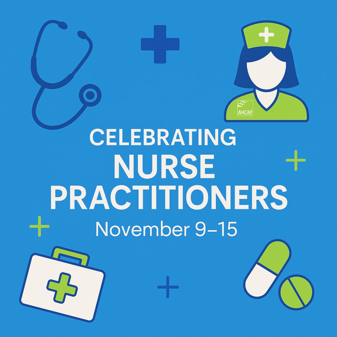 ahcap_org's tweet image. Happy Nurse Practitioners Week! 💙

Thank you to the NPs who show up every day with compassion, expertise, and heart. Your care changes lives.