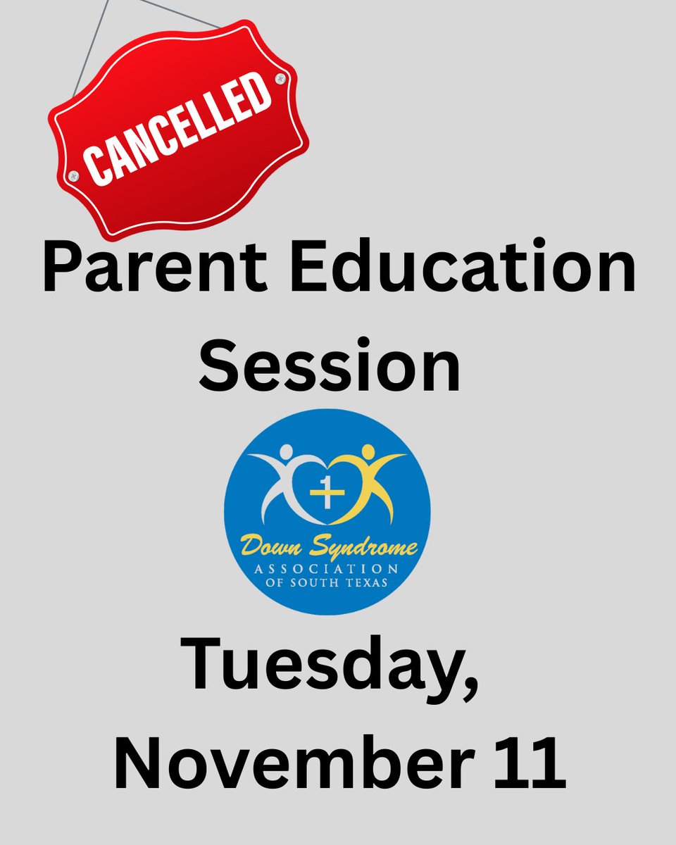 🚨Parents, please note that tomorrow's Parent Education Session is cancelled. Once this is rescheduled, we will be sure to notify everyone. Thank you in advance! 🚨