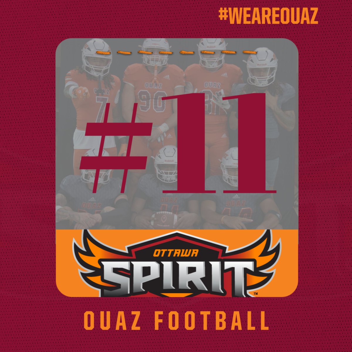 <a href="/OUAZFootball/">OUAZ Football</a> has moved up to #11 in the latest <a href="/NAIA/">NAIA</a> National Poll!

#WeAreOUAZ