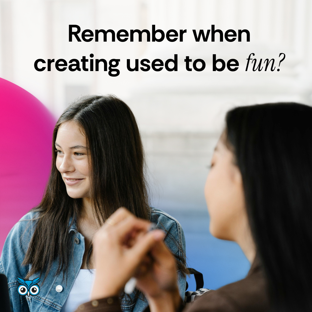 OWLIai's tweet photo. Creating shouldn’t feel like survival.
 Find joy again.
Check out @OWLIai : https://t.co/sXcP0sBBfj

 #OwlI #CreatorJoy #MarketingSimplified https://t.co/Xmt09EPwcH