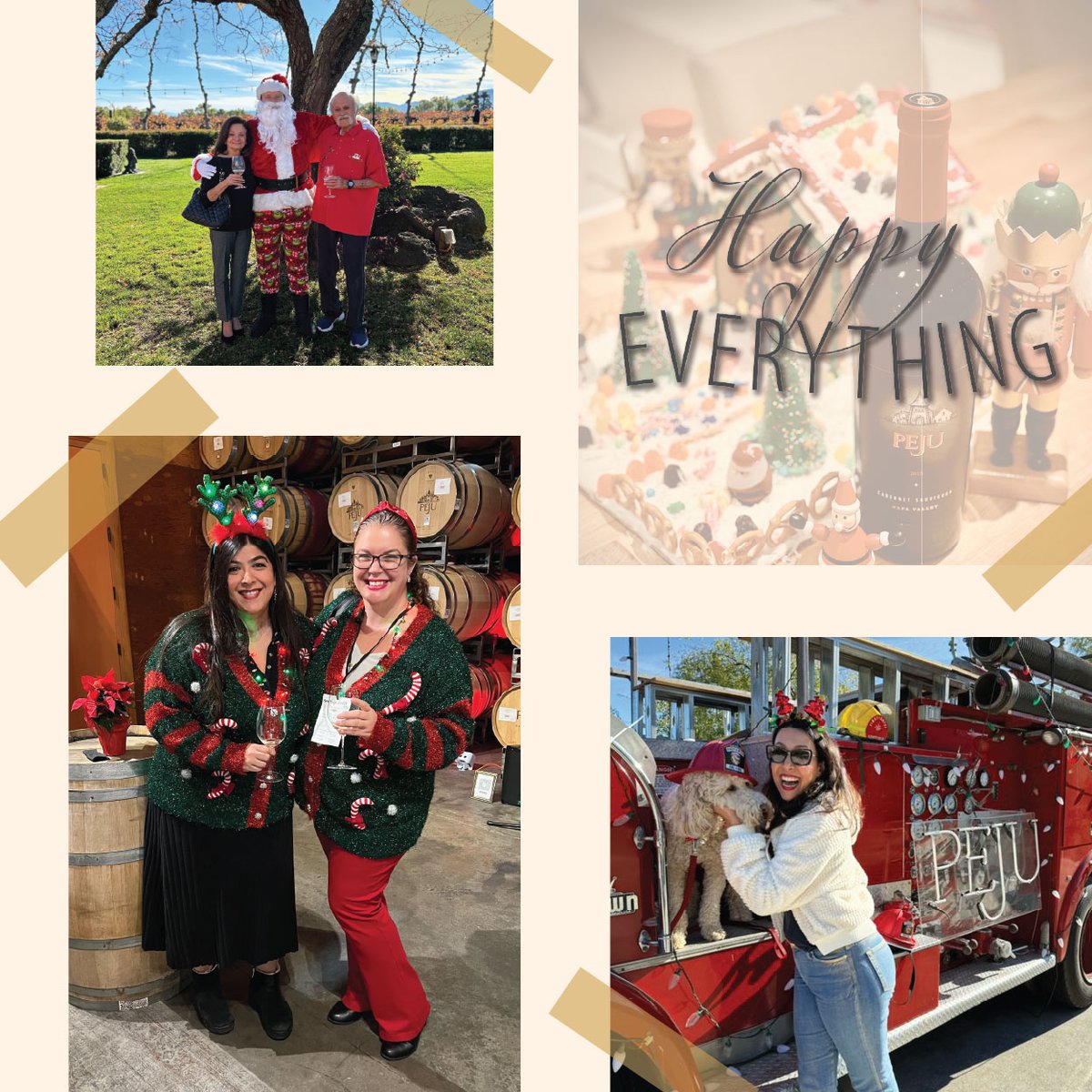 Get festive with PEJU events! Wine, crafts, and ugly sweaters — our holiday lineup has it all! Learn more &amp; book tickets: peju.com/events/
📅Nov. 23 - Wine &amp; Design Holiday Wreaths
📅Dec. 7 - Happy Everything Ugly Sweater Party
📅Dec 14 - Wine &amp; Design Cheese &amp; Charcuterie
