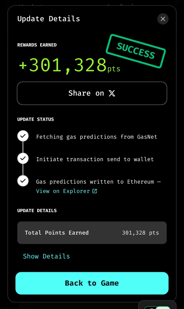 A new week begins - with lots of onchain volume, as markets find their level.

That means gas price fluctuations!

Play Capture the Gap by <a href="/gasdotnetwork/">Gas Network ⛽</a>, powered by <a href="/blocknative/">Blocknative | ⛽</a> - and win XP that gives you a future stake in our network.