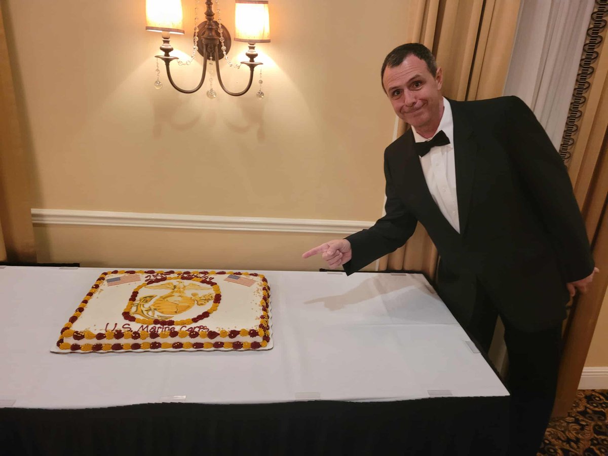 Happy 250th Birthday to all my Marine Corps brothers and sisters! Semper Fi Marines!!! May God Bless you all! Here's a few pictures from the Marine Corps Ball that Brenda and I attended on Saturday! Thank you Sal!