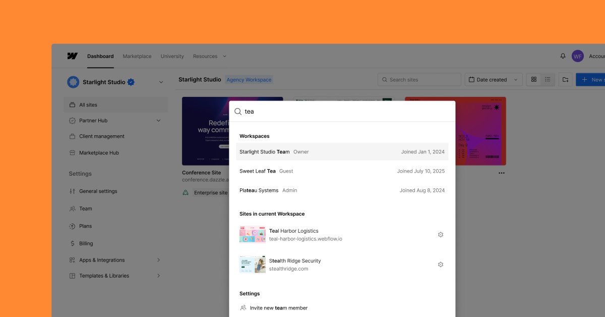 Webflow tweet media
