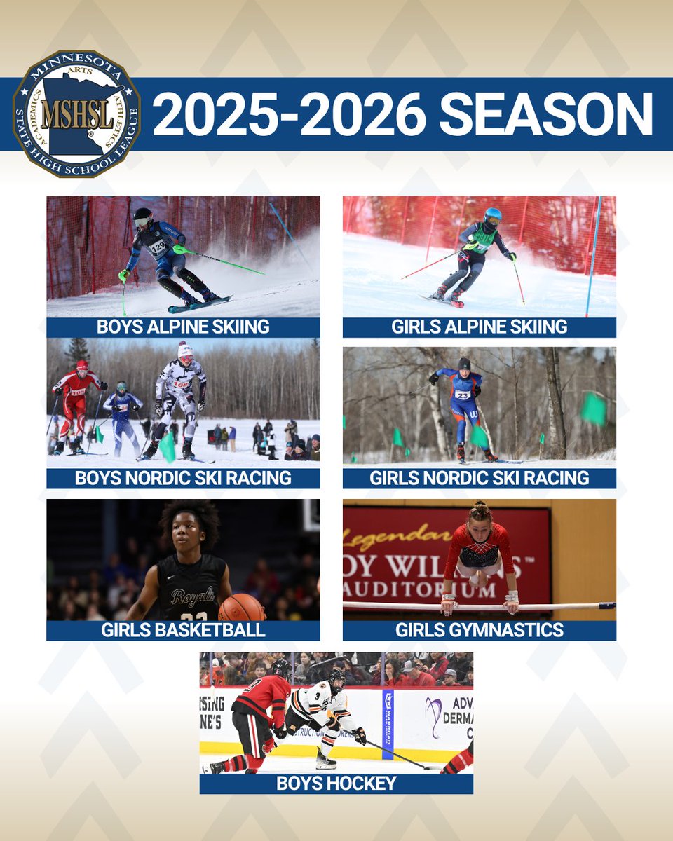 Practice begins today for Alpine Skiing, Nordic Ski Racing, Girls Basketball, Girls Gymnastics and Boys Hockey!

Have a great 2025-2026 season!