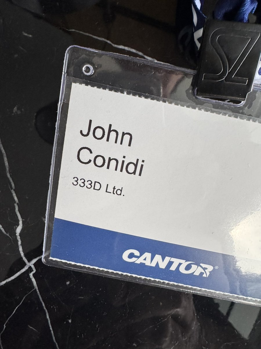 johnconidi's tweet image. At the Cantor Fitzgerald Crypto and AI conference in Miami. Bienvenidos a Miami.