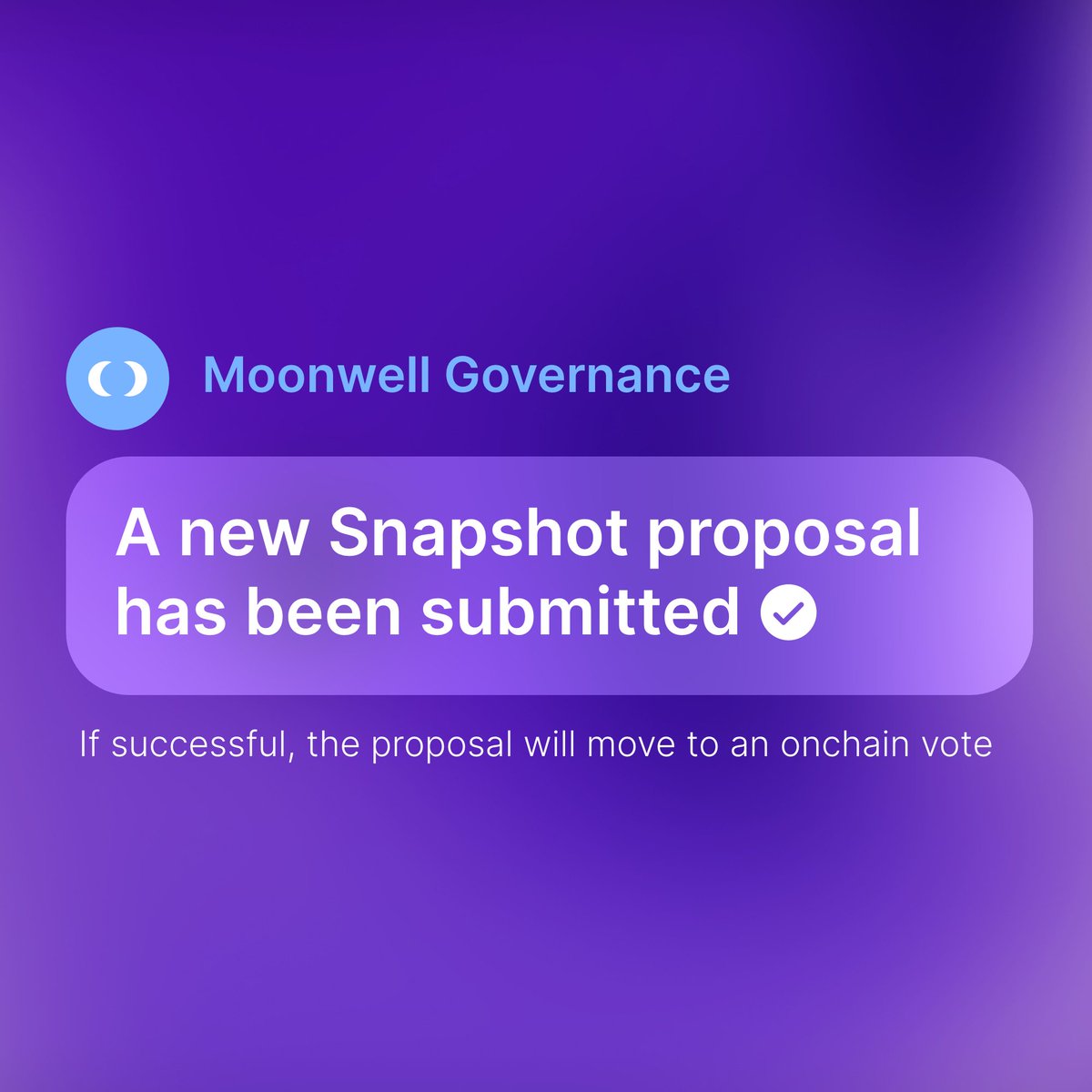 Moonwell Governance tweet media