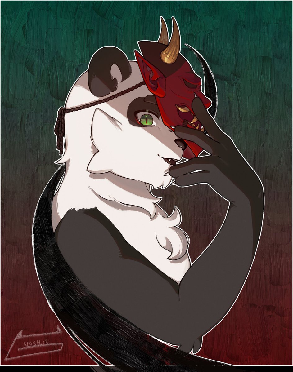 "Under The Mask"
Illustration for the wonderful <a href="/EmmettPanda/">emmettpanda</a>! Thank you sm for commissioning me :]