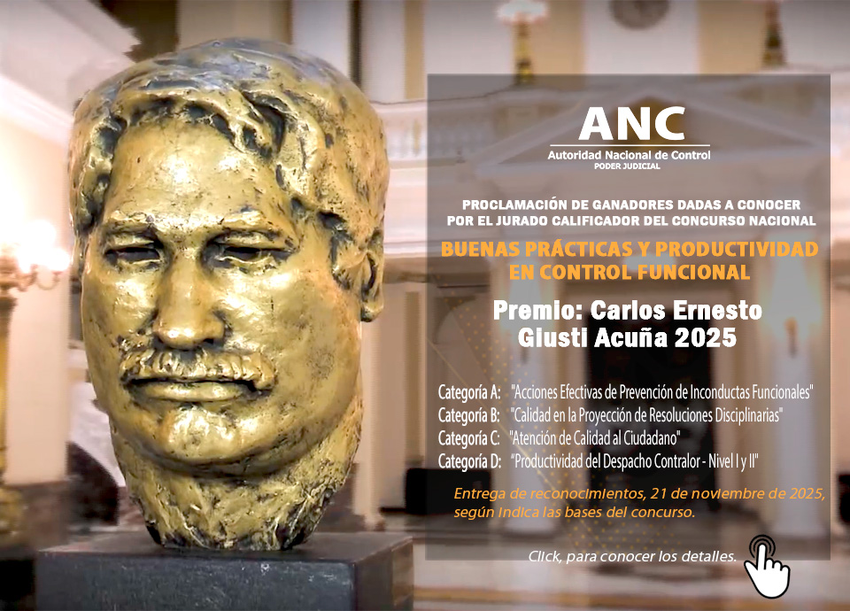 ANC_PJ_Oficial's tweet photo. #ANCPJ anunció a los ganadores del Concurso Nacional “Buenas Prácticas y Productividad en Control Funcional – Premio Carlos Ernesto Giusti Acuña 2025”. Por tercer año consecutivo se reconoce la excelencia, innovación y transparencia de las #ODANC.
➡️https://t.co/NGKdMsCj3c https://t.co/SLv2o9lzH0