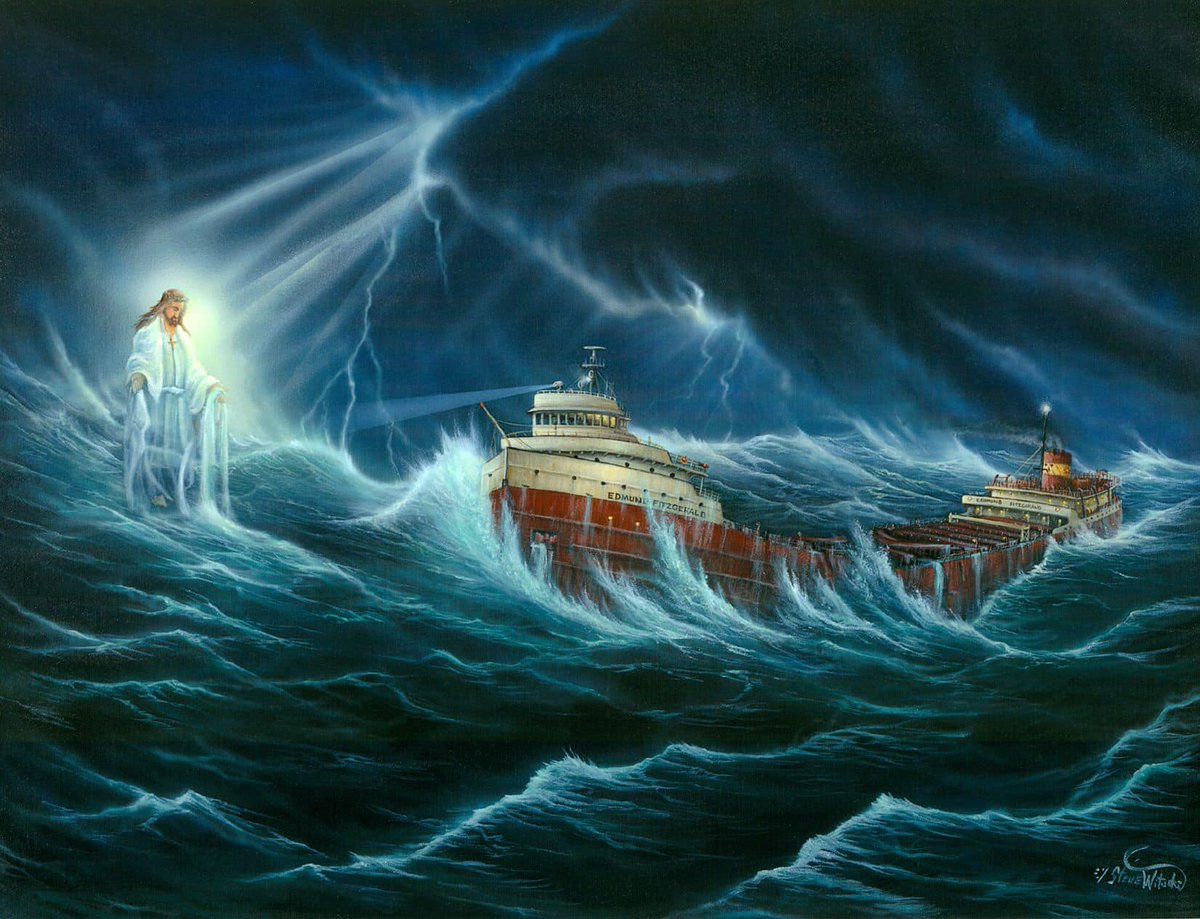 On this day, 50 years ago, the SS Edmund Fitzgerald sank during a storm in Lake Superior, with the loss of the ship's entire crew of 29 men.