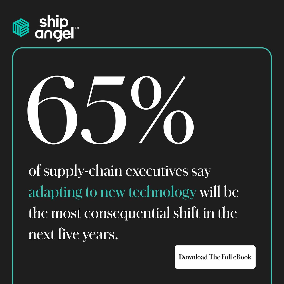 ShipAngeldotcom's tweet image. 65% of supply chain executives say adapting to new tech is the biggest shift ahead.

Our latest eBook shows how they’re doing it - Intelligent Supply Chains: The New Source of Enterprise Power.

📖 Download: eu1.hubs.ly/H0pvF5V0

#AI #SupplyChainTech #LogTech #SaaS