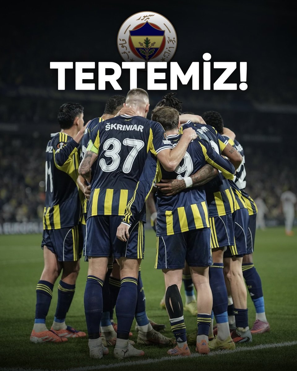 Süper Lig'de bahis oynadıkları gerekçesiyle PFDK'ya sevk edilen futbolcular arasında Fenerbahçe forması giymiş hiçbir
futbolcu bulunmuyor !

Fenerbahçe tertemiz !
  "We are clean"