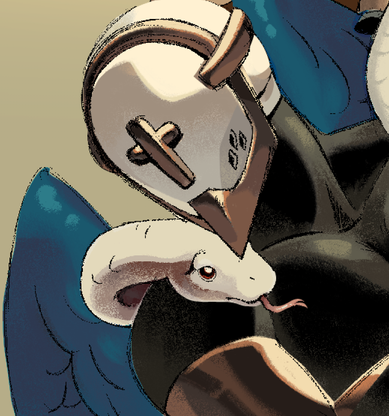 [ultrakill] drawing gabriel again to see if i still got it