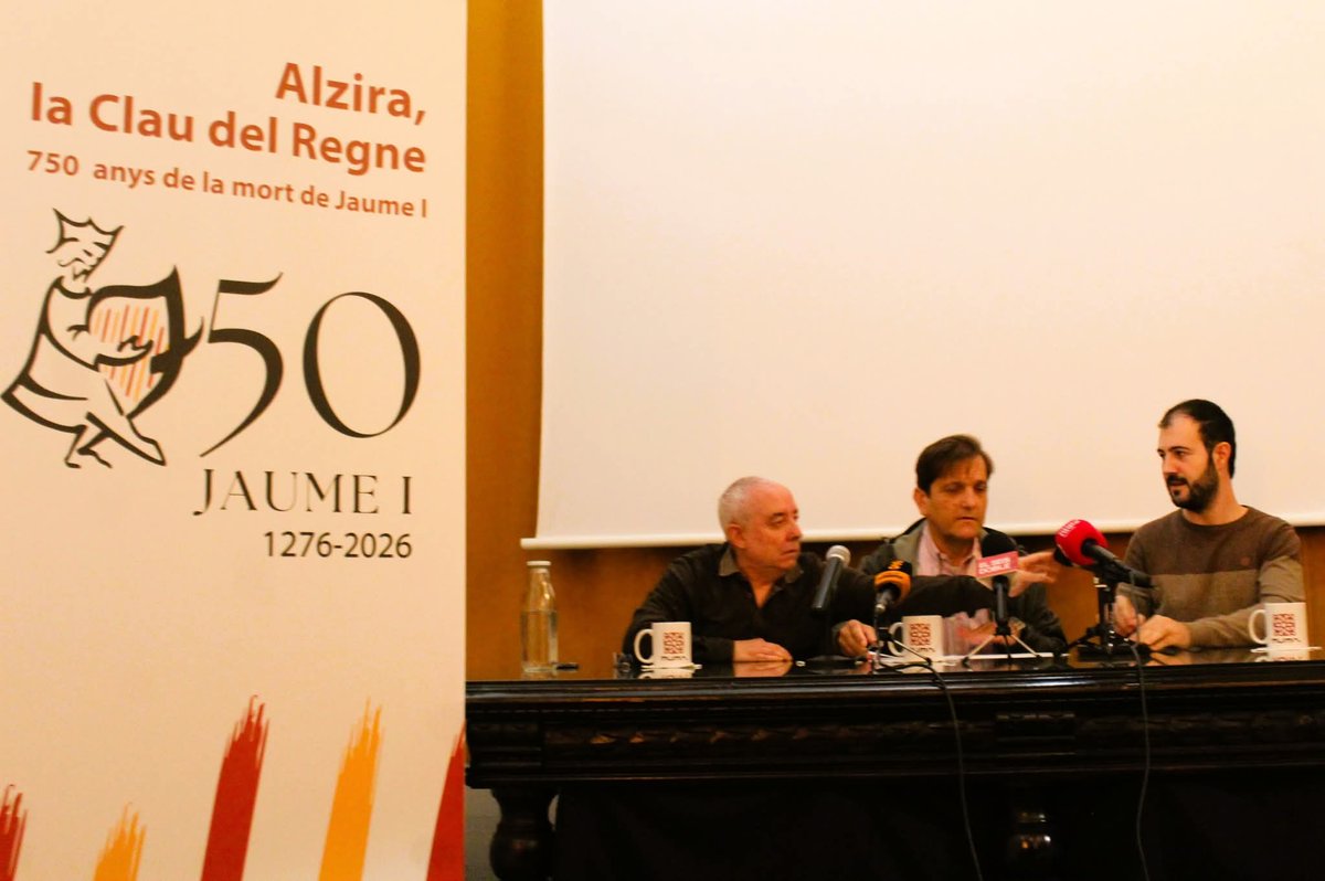 Logo 750è aniversari de l'any Jaume I 
#AlziralaClaudelRegne