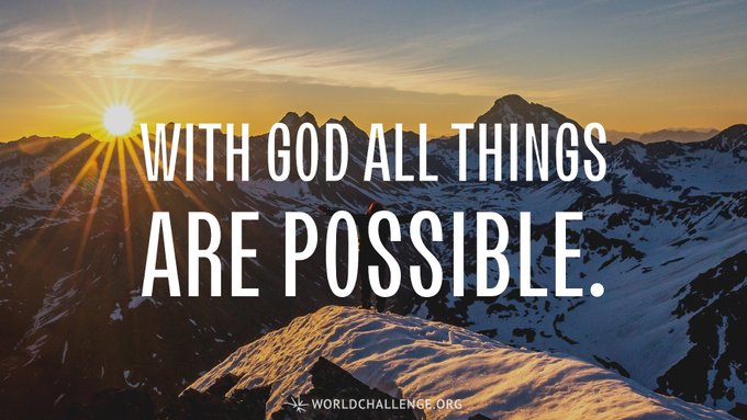JesusSavesUs777's tweet image. With God, all things are possible! #MondayVibes