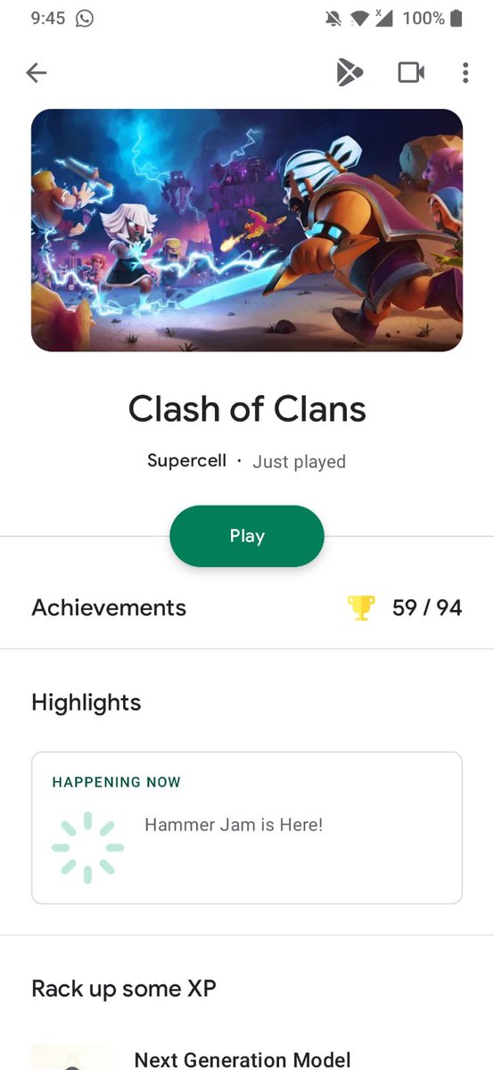 juneja_mj's tweet photo. @ClashofClans @supercell 
I can see my achievements in my google account and I was on TH 9. But now when I am opening game it is starting from 0. I don’t remember my player tag id. Kindly assist. https://t.co/pqf4yzdru9
