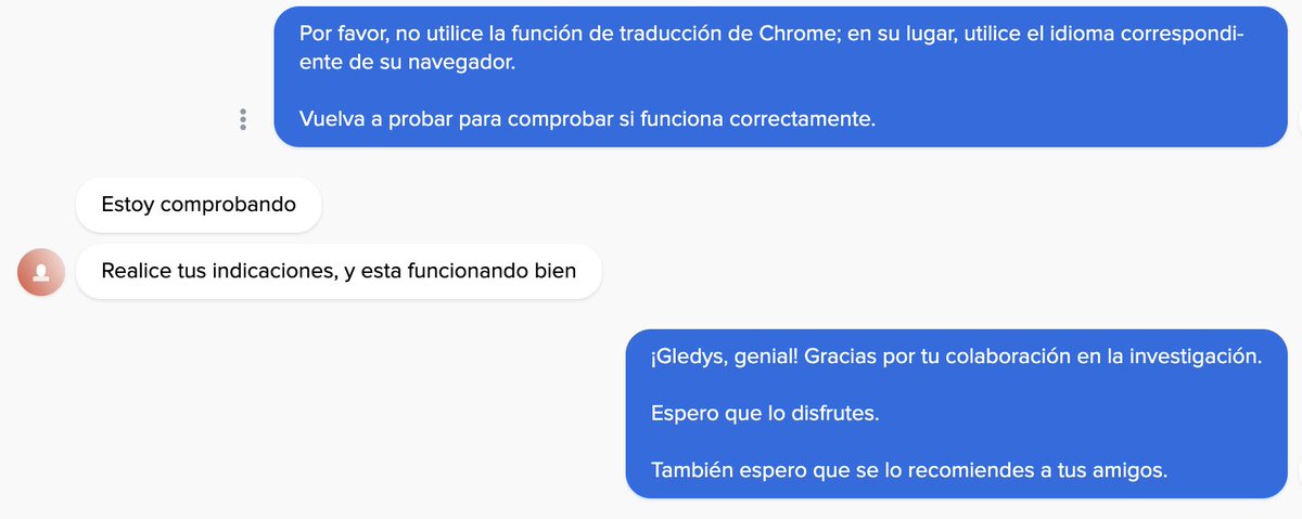 VibeCodingCN's tweet image. 最近零星收到用户反馈说执行按钮后网页报错，万万没想到是这个原因

用户在 Crisp 中发送截图，才发现他的网页被 Chrome 浏览器翻译了

自己测试了一下，果然是这个原因

我们已经支持了多语言，她切换语言后，一切正常

另一个用户也反馈切换语言后，一切正常。

注：…