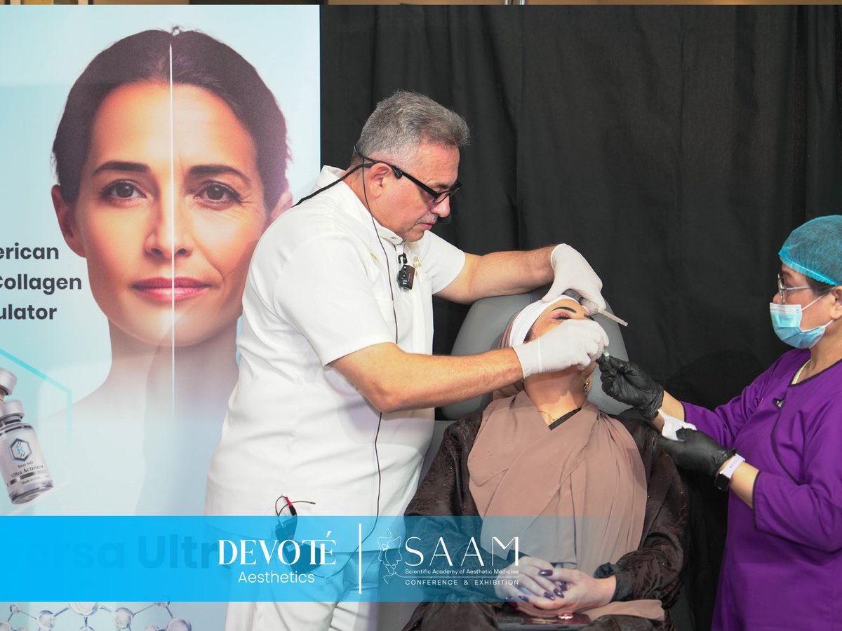 DevoteMena's tweet image. Inspiration filled every corner of SAAM Riyadh 2025,where innovation met passion and expertise shaped new possibilities.
Devoté Aesthetics stood at the forefront,bringing advanced science and artistry together to redefine the future of aesthetic medicine.
#DEVOTÉ #SAAM2025 #SAAM