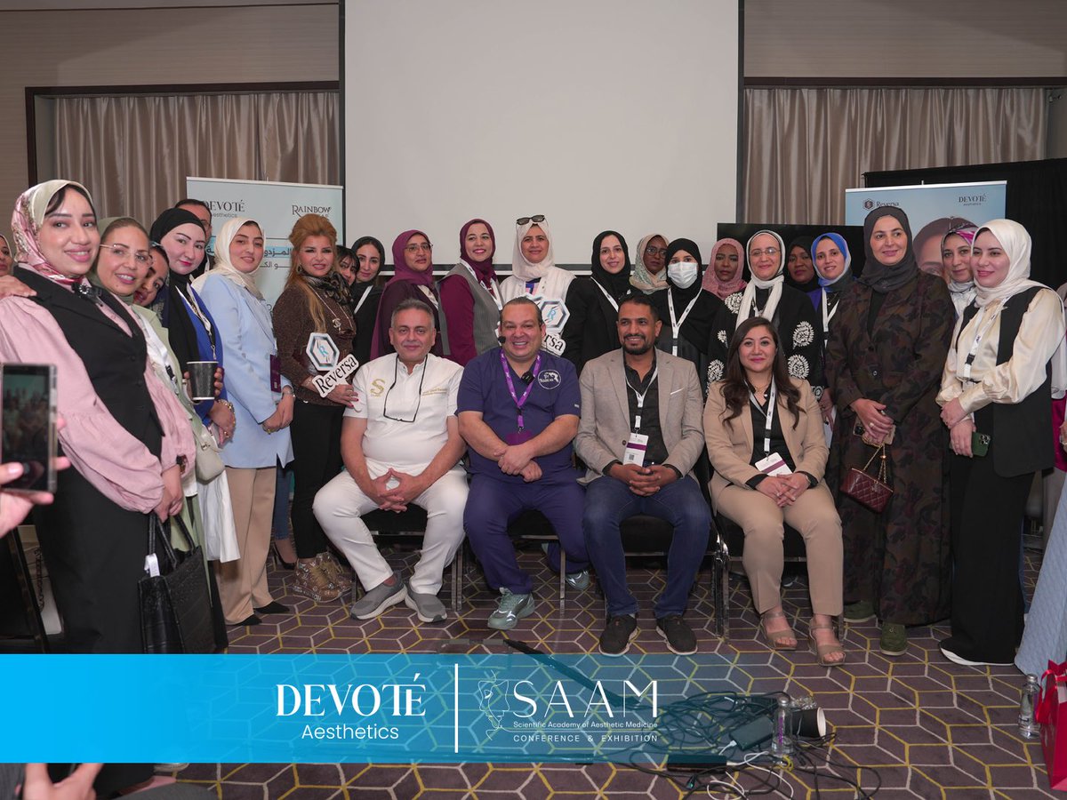 DevoteMena's tweet image. Inspiration filled every corner of SAAM Riyadh 2025,where innovation met passion and expertise shaped new possibilities.
Devoté Aesthetics stood at the forefront,bringing advanced science and artistry together to redefine the future of aesthetic medicine.
#DEVOTÉ #SAAM2025 #SAAM